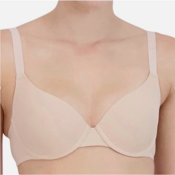Steve Madden Bra Womens 34D Rose Dust Basic Modern Feminine Neutral Flirtatious - Picture 1 of 5
